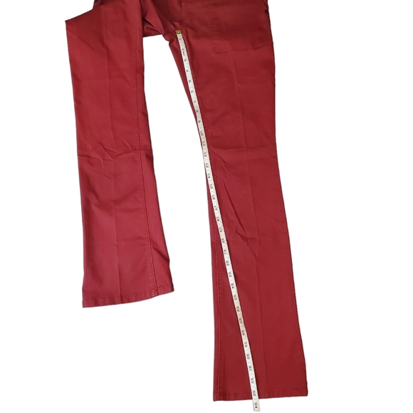 Sanctuary Womens Burgundy Mid Rise Bootcut Pants Size 26 - Picture 7 of 16